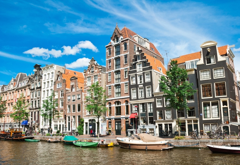 Canals of Amsterdam, the Netherlands