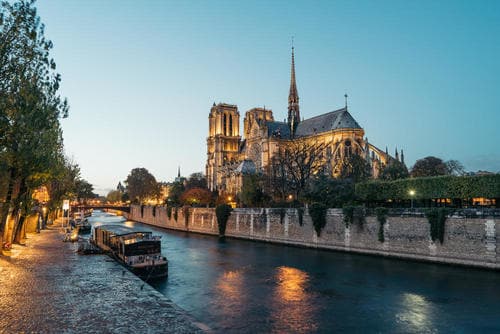 View of Notre Dame in Paris