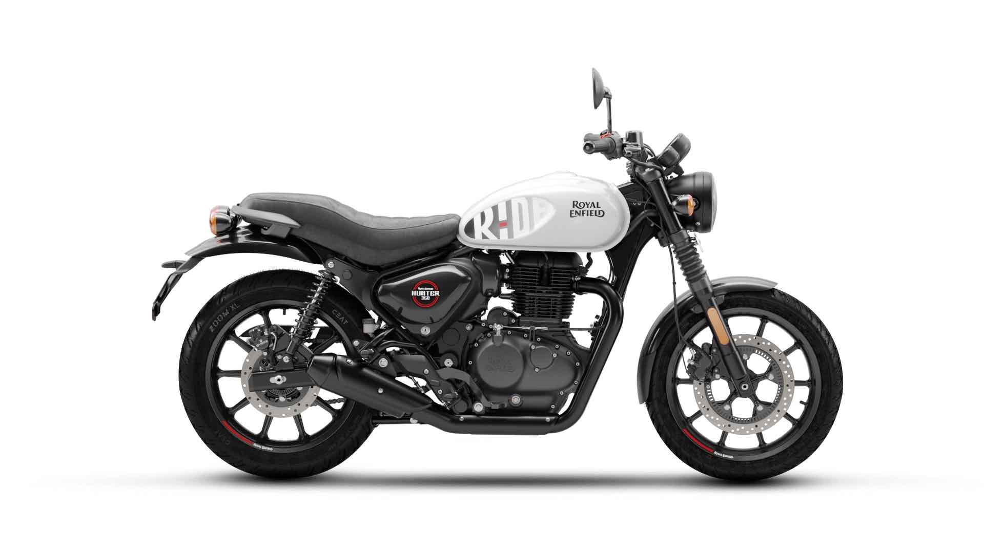 Royal Enfield HNTR Blanche